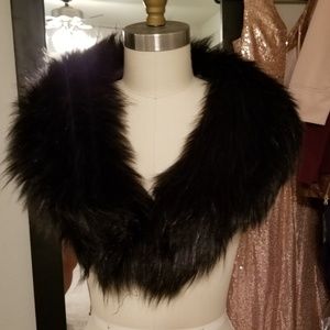 Faux Fur Shawl